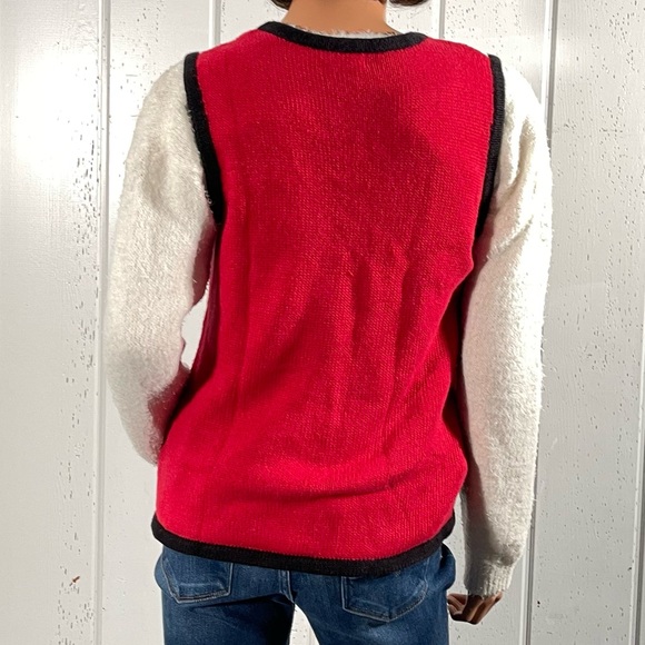 * Holiday Editions Christmas Women’s Vest Sweater Sz S - Picture 11 of 15